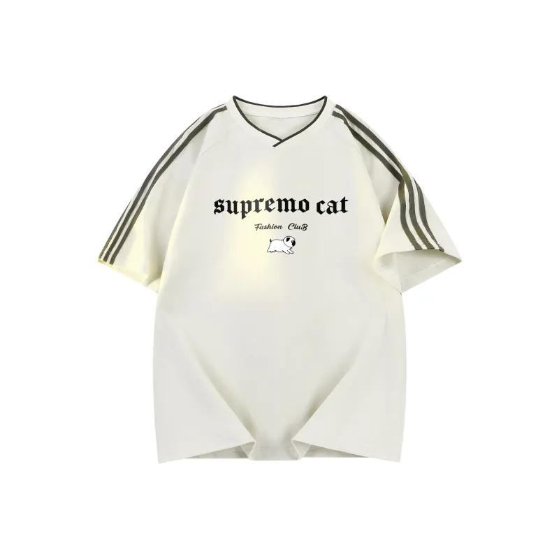 Supremo Cat T Shirts Unisex-3