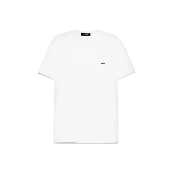 DSQUARED 2 Logo Plaque V Neck T Shirt