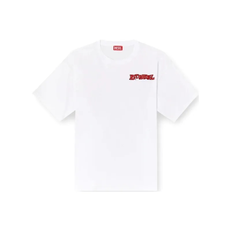DIESEL T Boxt R20 Logo Printed Crewneck T Shirt-0