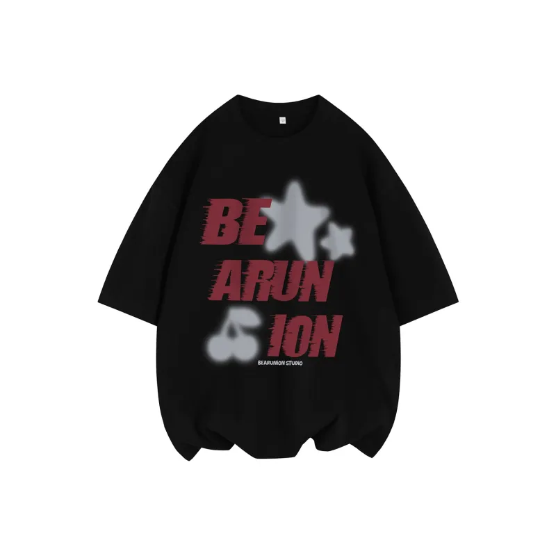 BEAR UNION Drop Shoulder Sleeve T Shirt Unisex-6
