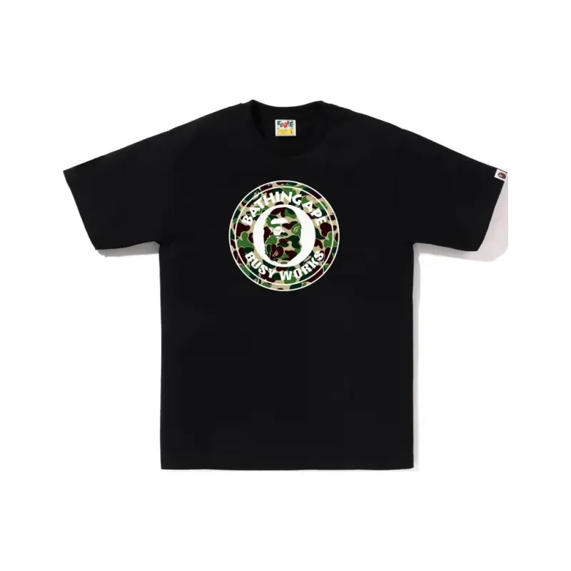 A BATHING APE Map Camo Busy Works Relaxed Fit Tee-5