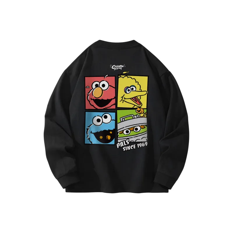 SESAME STREET T Shirt Long Sleeved Short Sleeved Optional Unisex-15