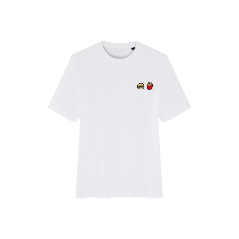 JIPIAO T Shirts Men White-0