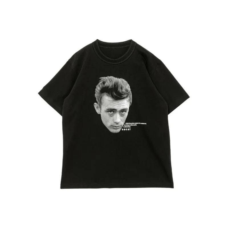 Sacai James Dean Graphic Printed Crewneck T Shirt-0