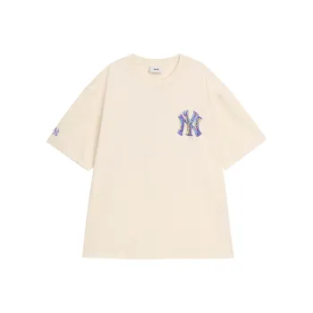 MLB New York Yankees T Shirt Unisex Dark Cream
