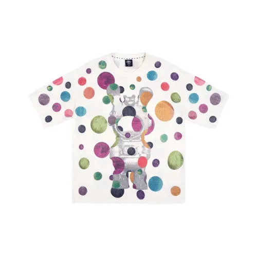 TCH T Shirt Unisex White With Silver Logo