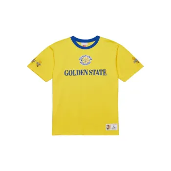 Mitchell & Ness x NBA Golden State Warriors T Shirt Men's Gold
