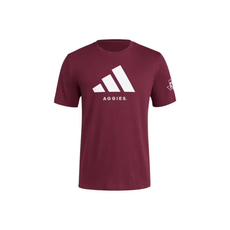 Adidas Free Shipping With AdiClub Texas A&M Playmaker Tee-0