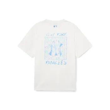 MLB Monogram Collection New York Yankees T Shirt Unisex White