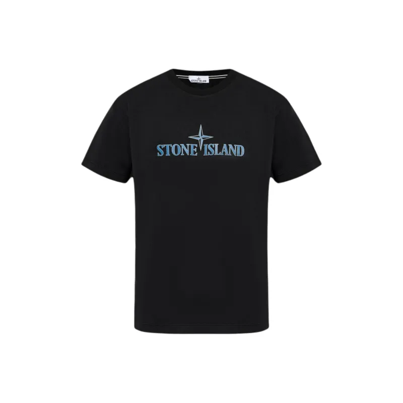 STONE ISLAND Logo Printed Crewneck T Shirt-0
