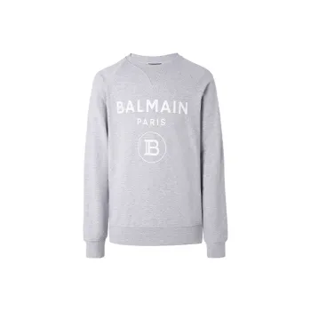 BALMAIN Sweatshirts Men Gray