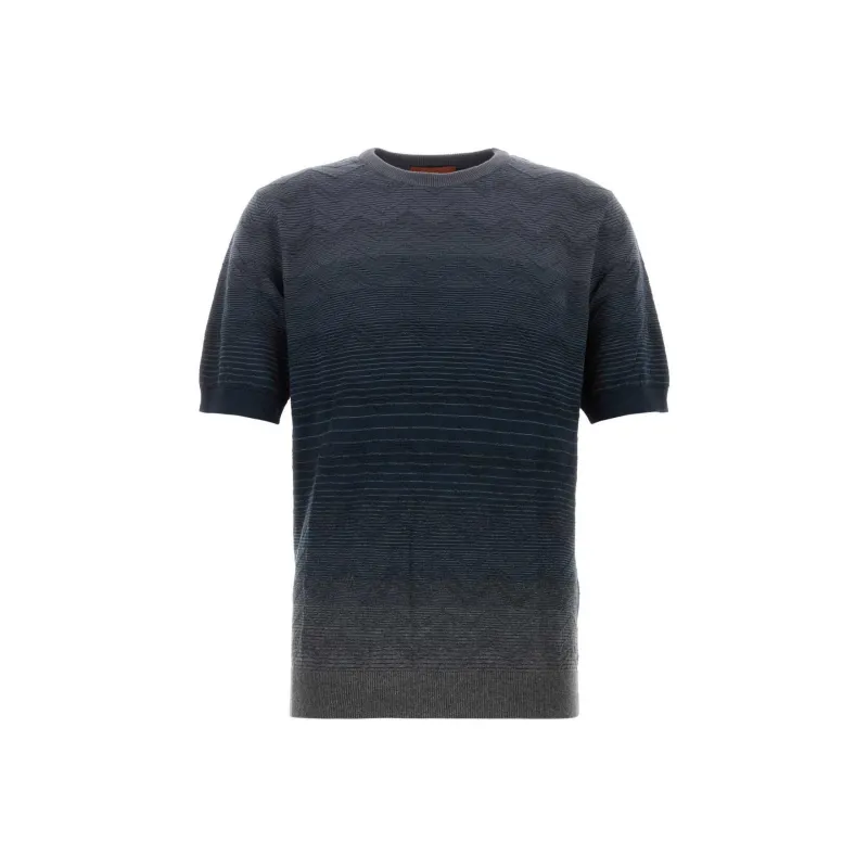 MISSONI Striped Knitted T Shirt-0