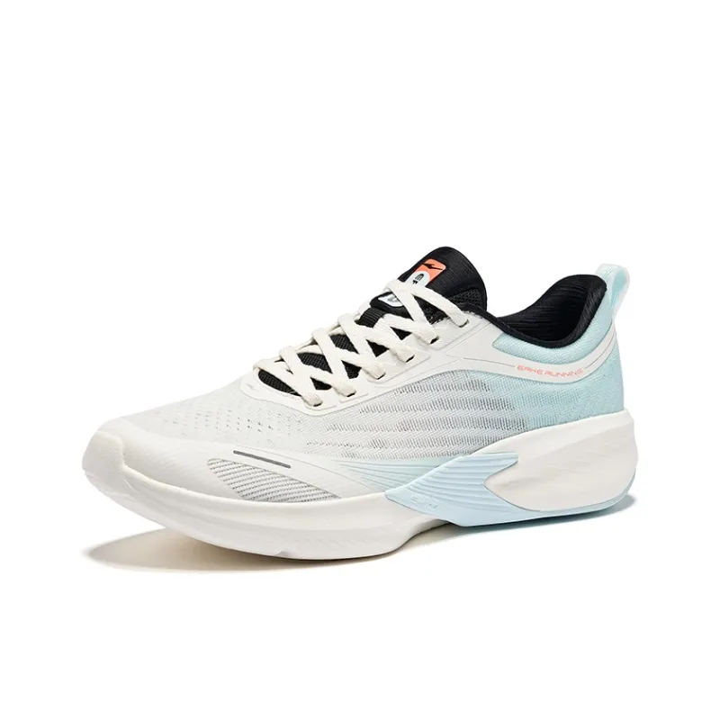 Erke Cushioning Breathable Low Top City Commute Running Shoes Men's Microcrystal White Tranquil Blue-1
