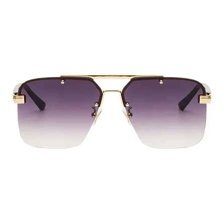 NOME Plastic Metal Square Sunglasses Unisex-2