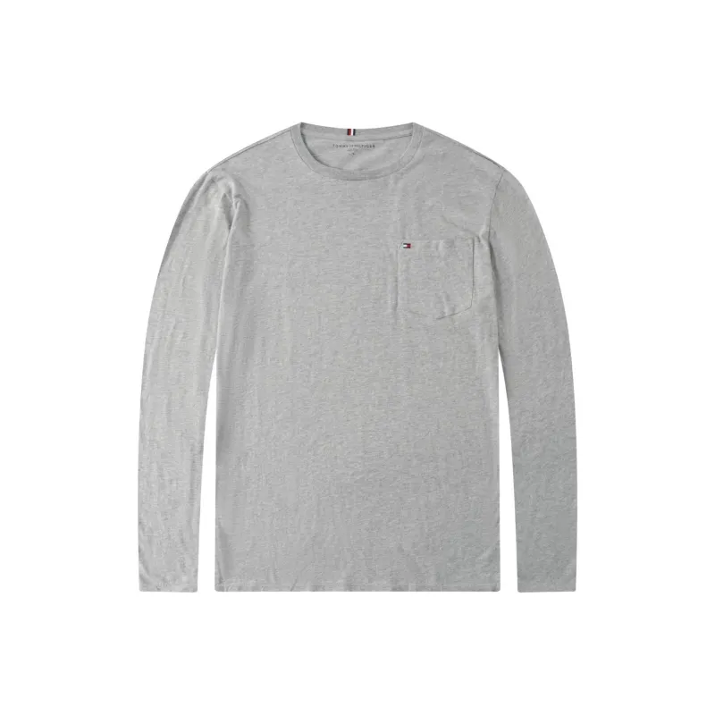 Tommy Hilfiger T Shirt Men's Light Gray-0