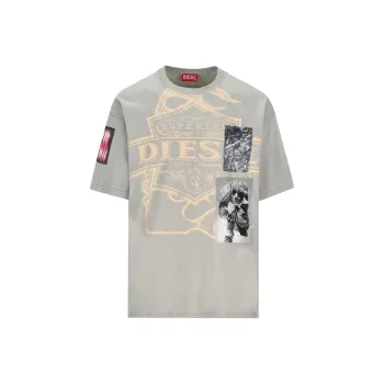 DIESEL Graphic Patch T Shirt