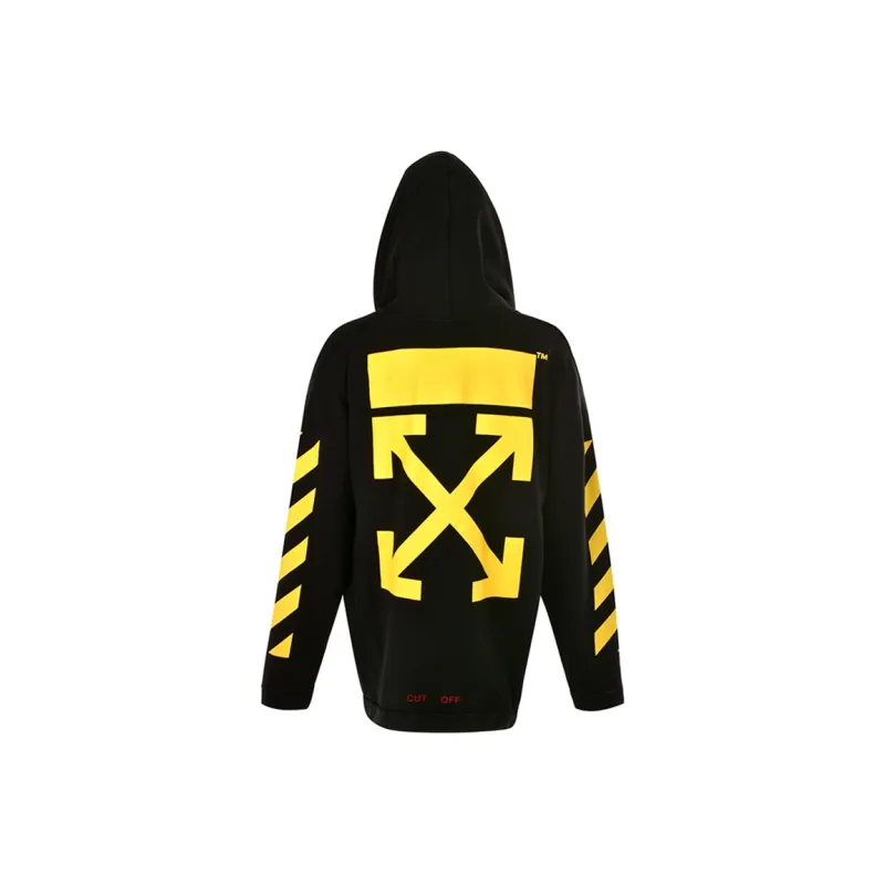 OFF WHITE FW19 Sweatshirts Men Black-0