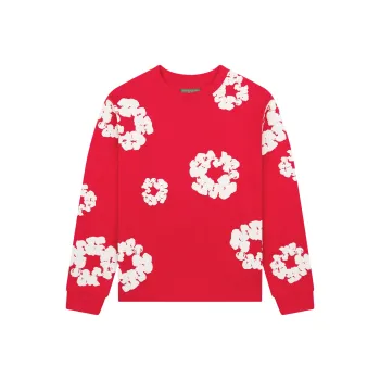 Denim Tears Long Sleeve Cotton Wreath T shirt