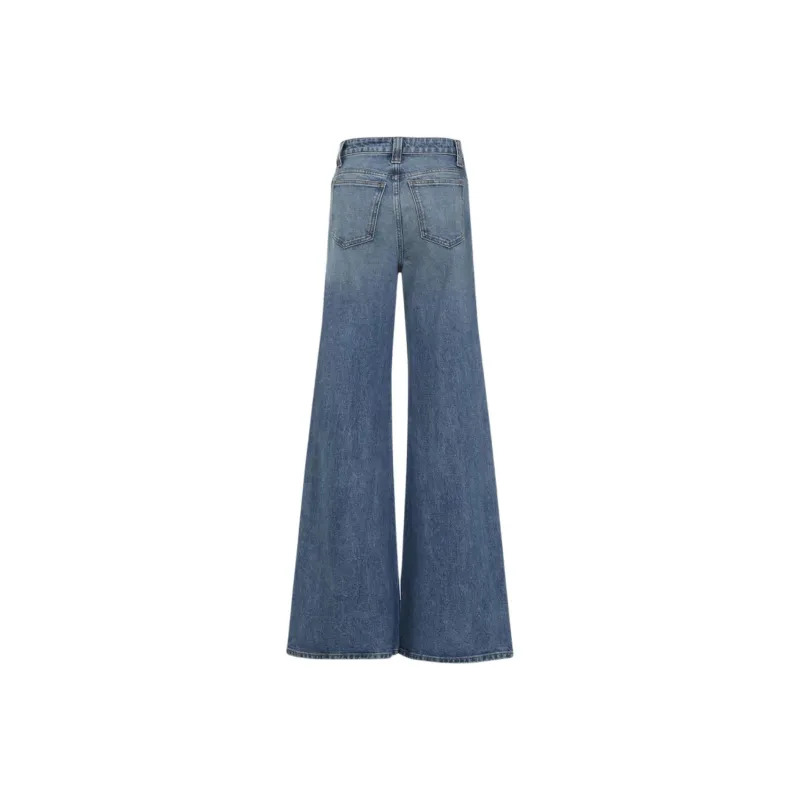 KHAITE Dane Flared Jeans-1