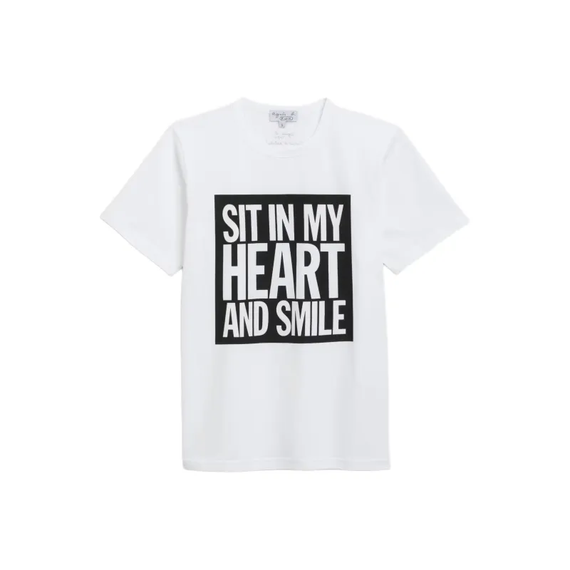 Agnes B. T-Shirts Unisex White-0