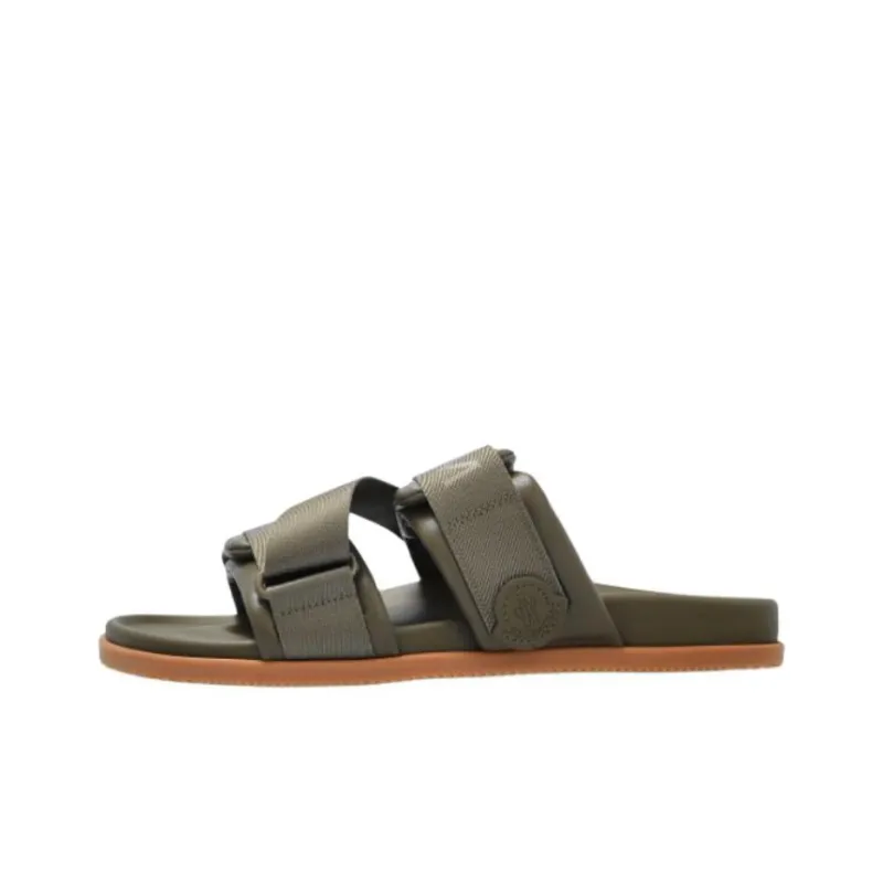 Moncler Slide Slippers Men's Green-0