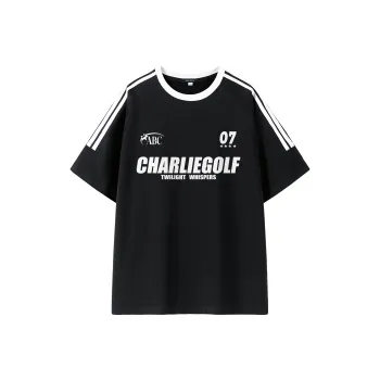 CHARLIE GOLF T Shirt Unisex Black