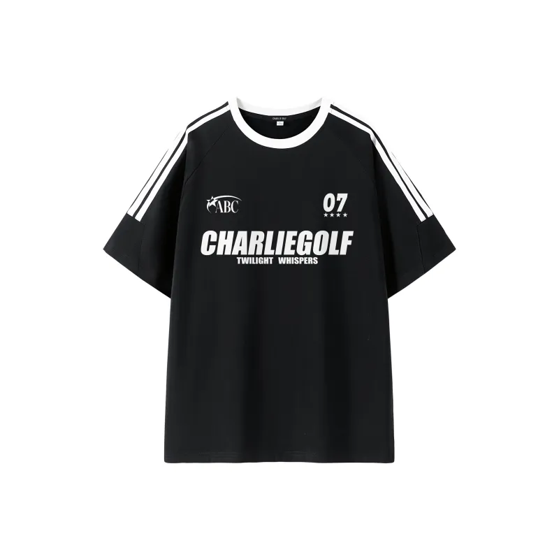CHARLIE GOLF T-Shirt Unisex Black-0