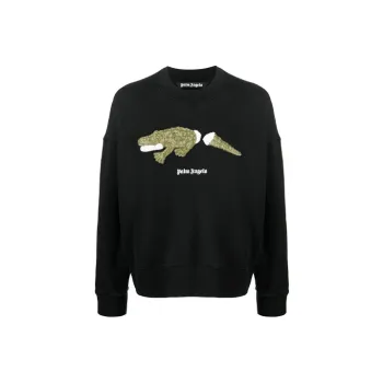 PALM ANGELS Crocodile Crewneck