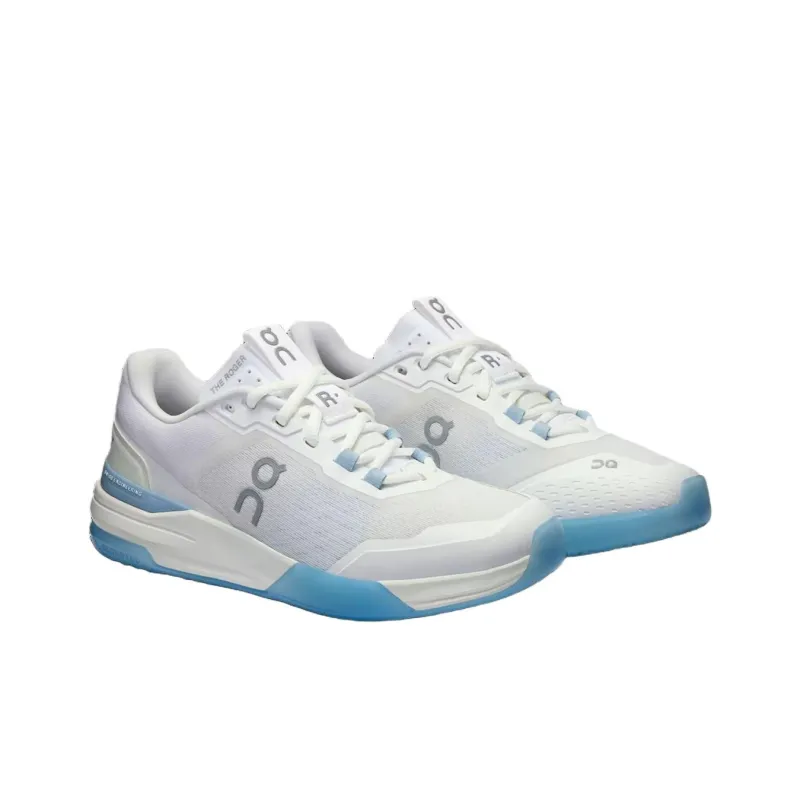 On The Roger Advantage Pro White Chambray Women's-2