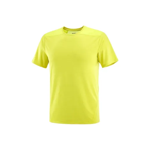 SALOMON T-Shirts Men Yellow