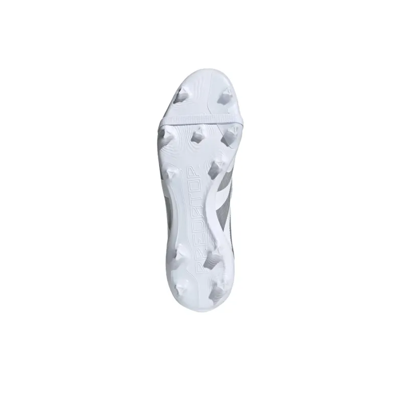 Adidas Predator League Fold Over Tongue FG/MG Cloud White Silver Metallic Bright Royal-5