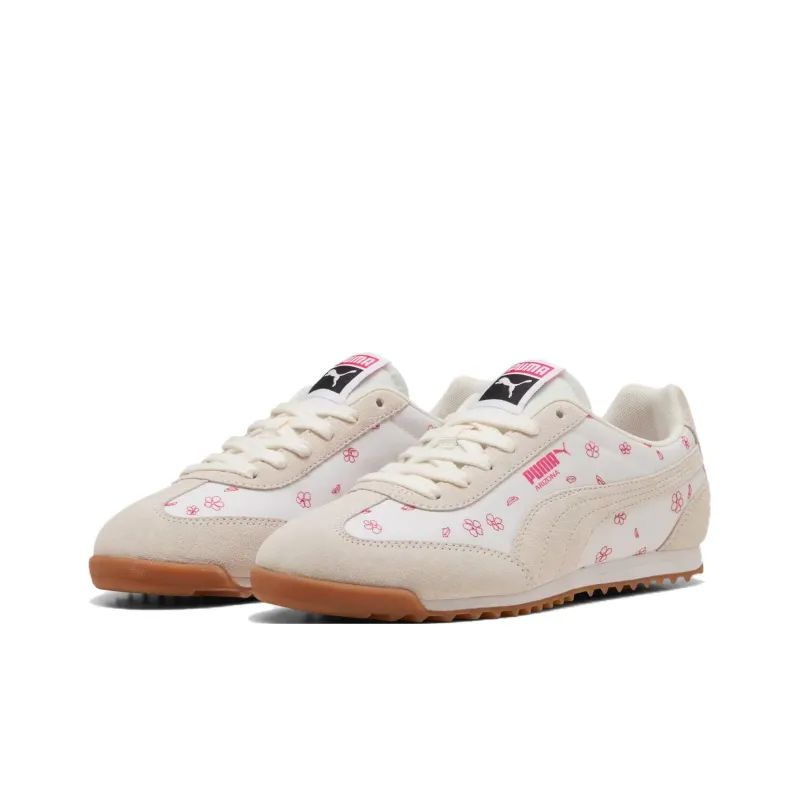PUMA Anti Slip Wear Resistant Low Top Training Shoes Unisex Ecru-2