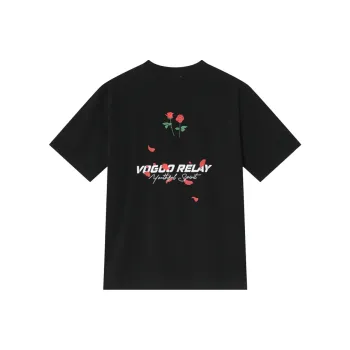 Voguo Relay T Shirt Unisex White, Black