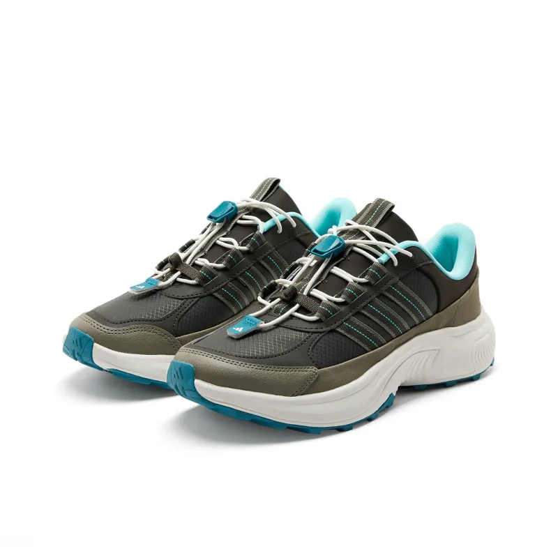 Adidas ROAM WANDER Cushioned Slip-Resistant Low-Top Running Shoes Men's Green-3