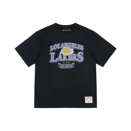 Mitchell & Ness SS24 Drop Shoulder Sleeve T Shirt Unisex Black