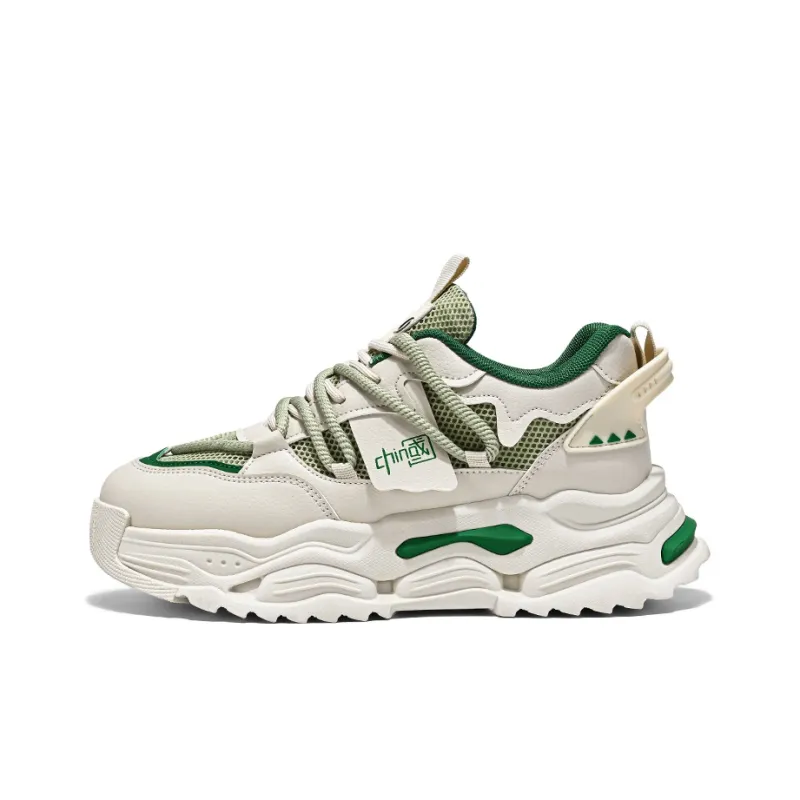 SOURCE Slip Resistant, Abrasion Resistant, Breathable Low Top Chunky Sneakers Men's-1