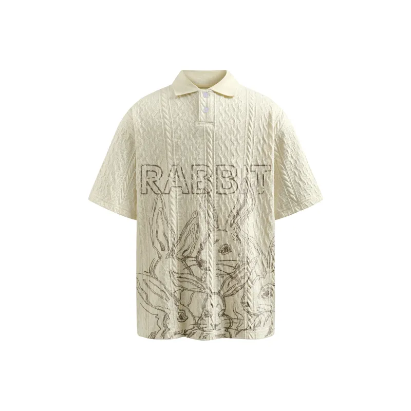 BEAR UNION Polo Shirt Unisex Ecru-2