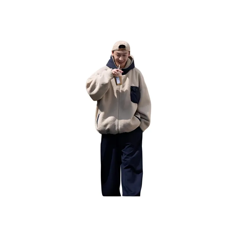 BELLKENIDEA Velvet feel Coat Unisex-2