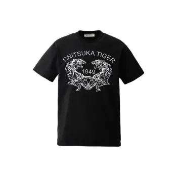 Onitsuka Tiger T Shirt Unisex Black