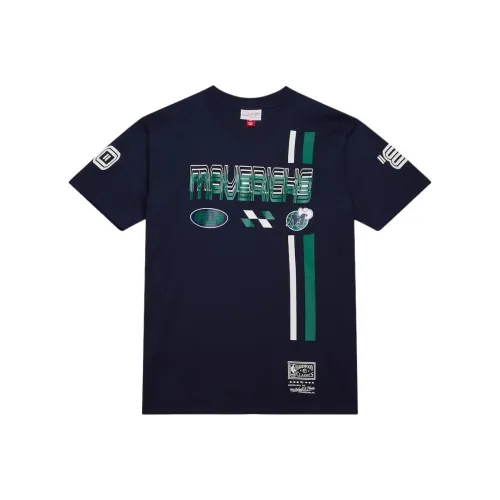 Mitchell & Ness x NBA Dallas Mavericks T Shirt Men's Marine Blue