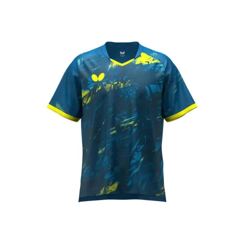 Butterfly T-Shirts Unisex Blue