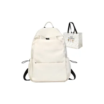 XIANGSU Nylon Backpack Unisex White/Black/Blue/Green