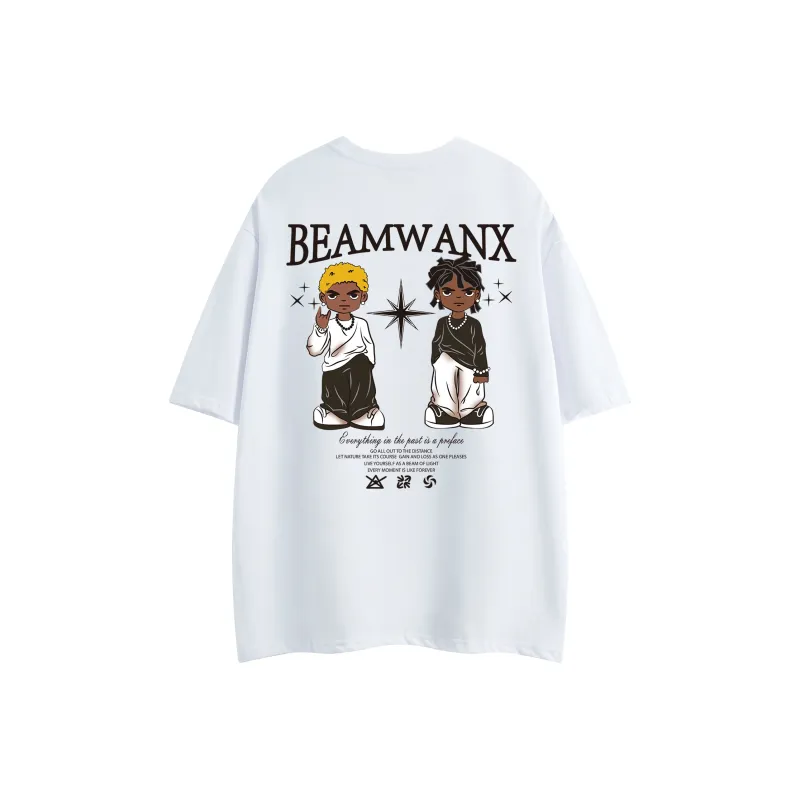 WANX Short Sleeved T Shirts Unisex-6