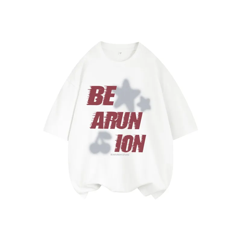 BEAR UNION Drop Shoulder Sleeve T Shirt Unisex-0