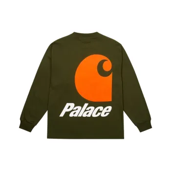 PALACE X Carhartt Wip Logo Long Sleeve