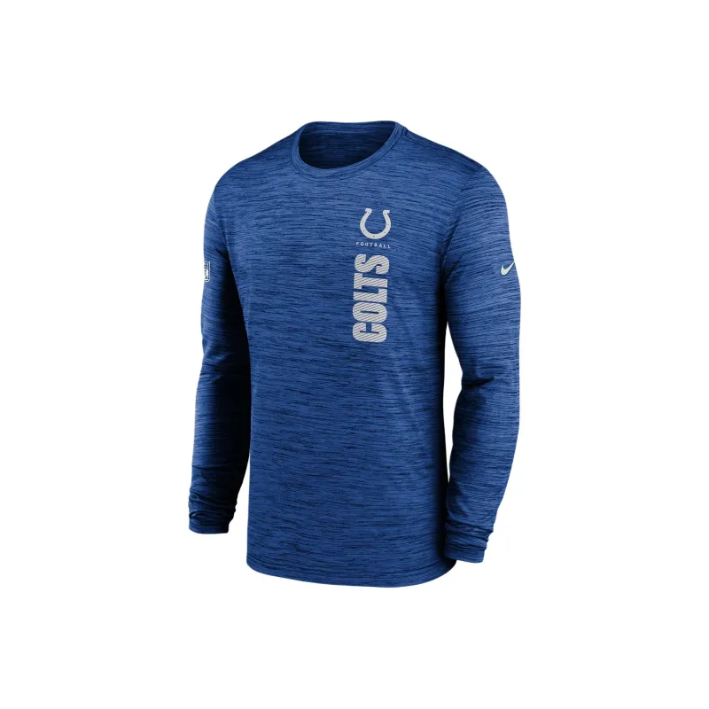 Nike Indianapolis Colts Sideline Velocity Men's Nike Dri FIT Nfl Long Sleeve T Shirt-0