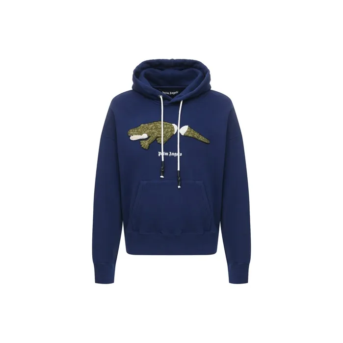 PALM ANGELS Crocodile Hoodie-0