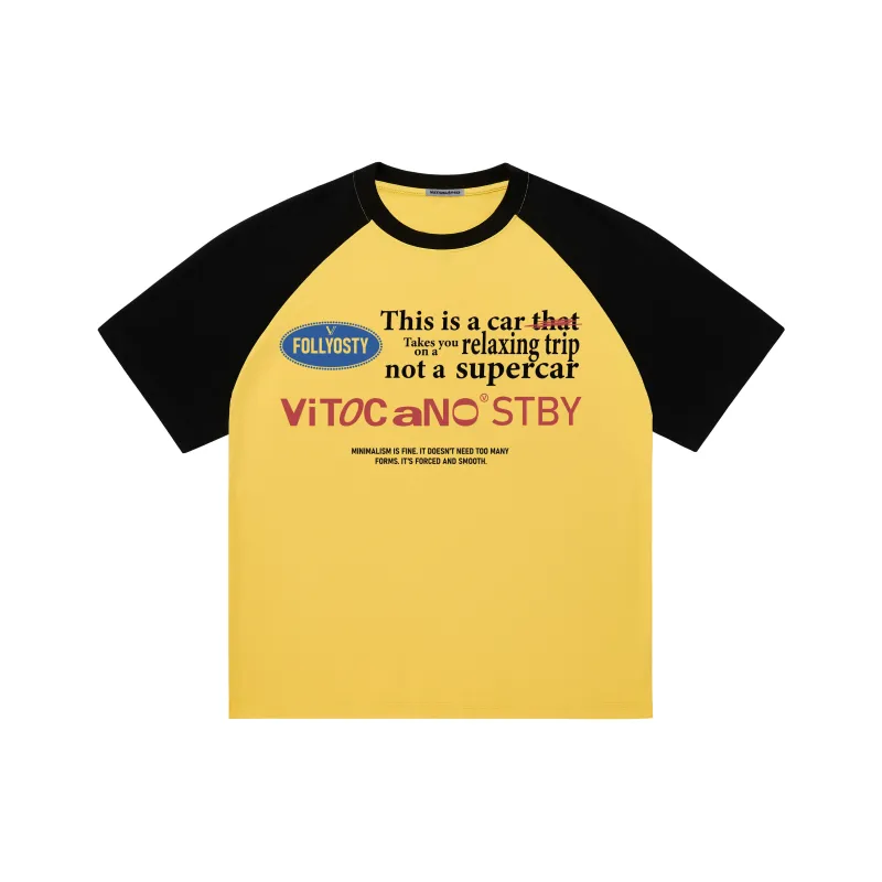 Vitocano T-Shirt Unisex White & Navy Blue-11