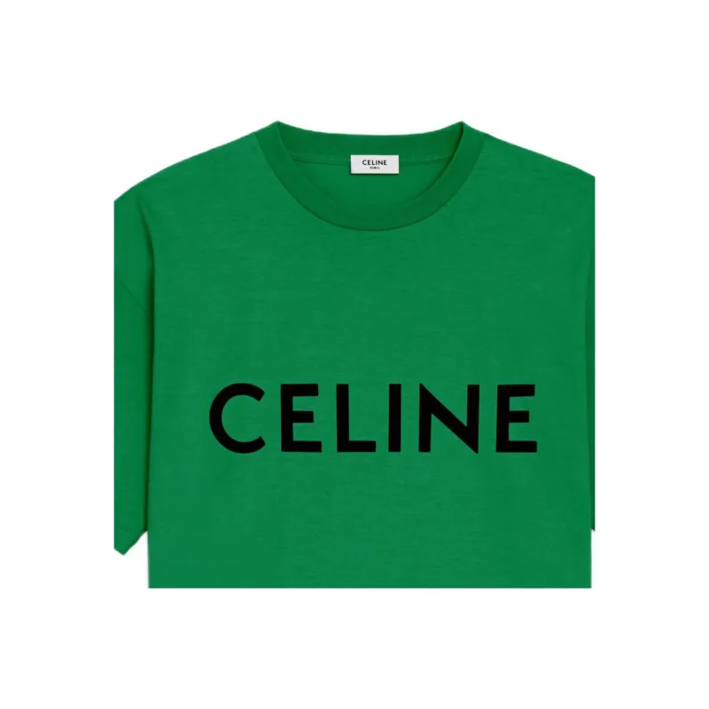 CELINE New Men'S Collection - Boy Doll T-Shirts Men Green-2