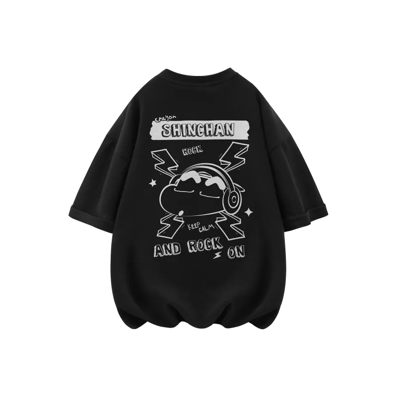 Crayon Shinchan Short Sleeved T Shirts Unisex-0